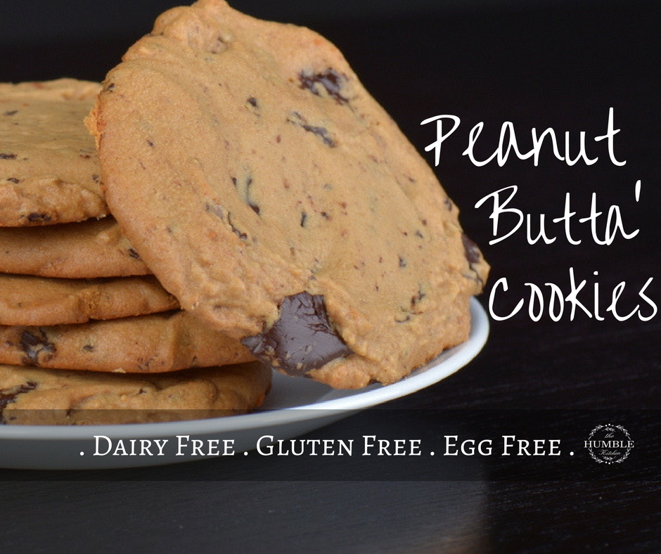 Peanut Butter Cookies Dairy Free The Humble Kitchen